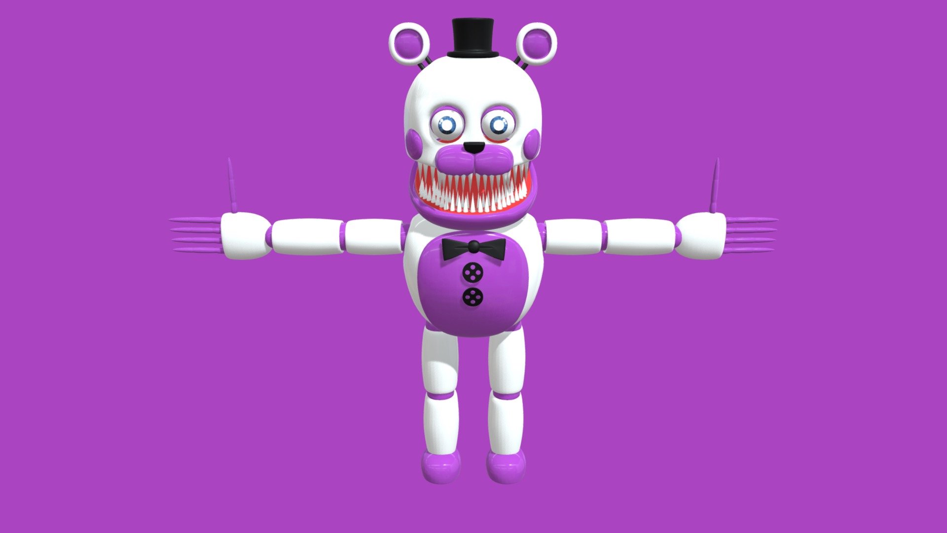 Nightmare Helpy (Post-Shift Custom Night) — Sketchfab embed 3D viewer
