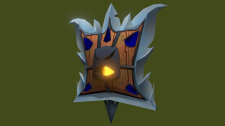 Shield of Nightmares - assignment of WeaponCraft 3D Model
