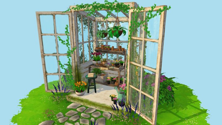 Tiny greenhouse 3D Model
