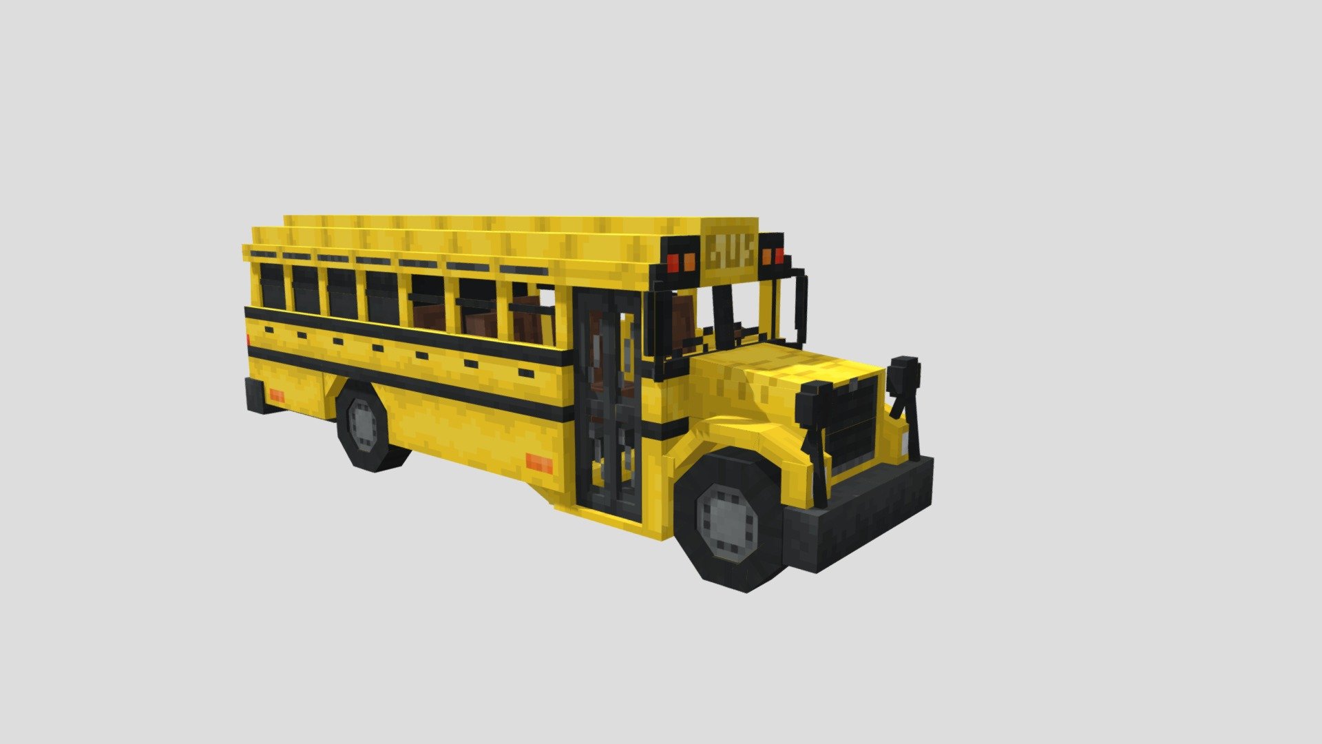 School Bus 3D model by rajdii [97a3efb] Sketchfab