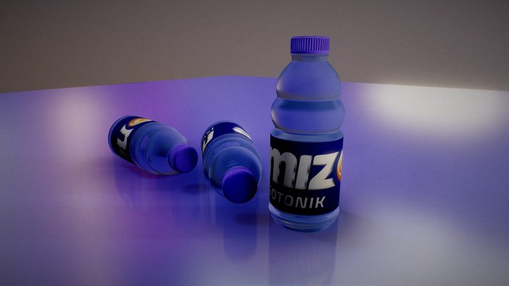 Mizone - Water Bottle 3D Model
