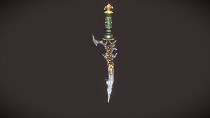 ThistleBloom | Epic Sword 3D Model