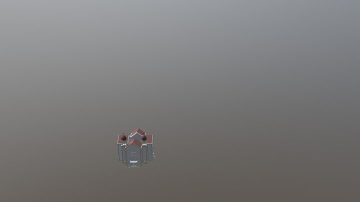 protestant church in Wroclaw - concept 1 3D Model