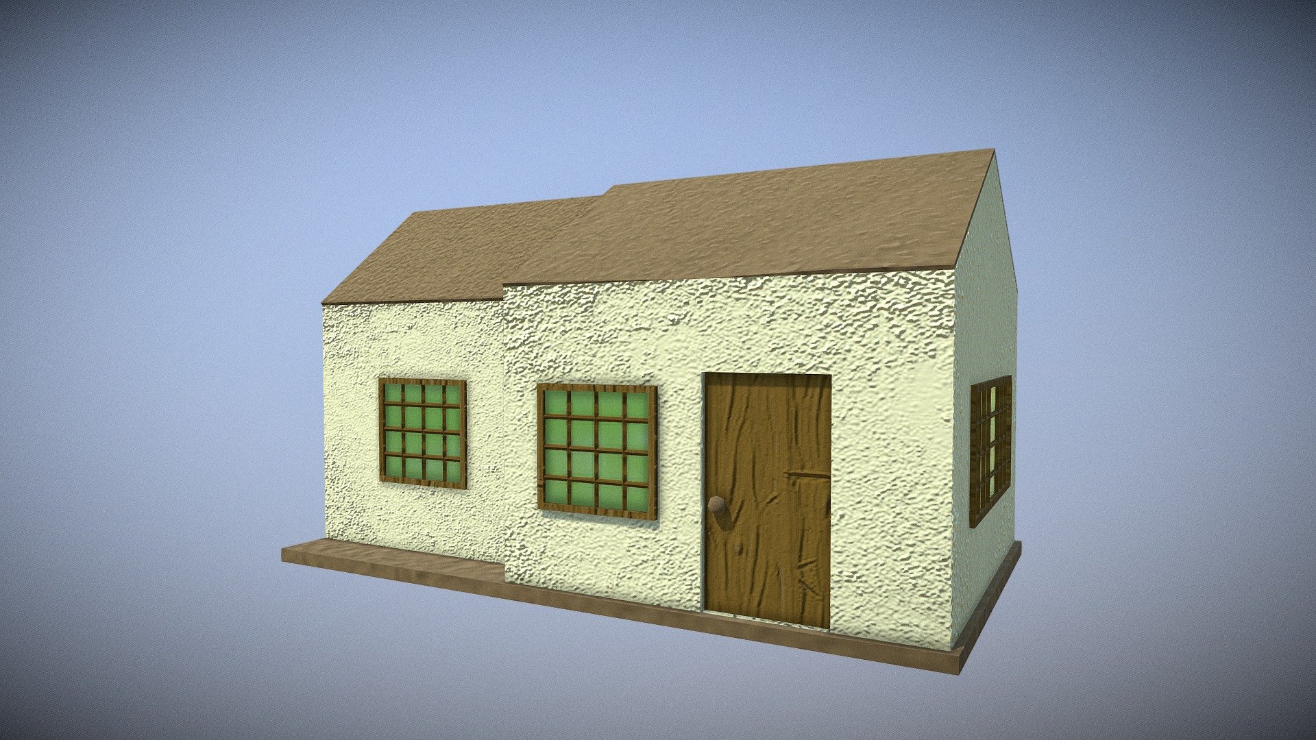 Low Poly Village House