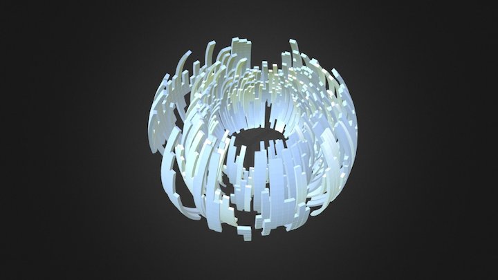 Arc Sphere 3D Model