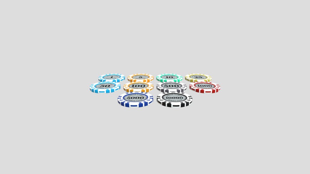 Monte Carlo Poker Club Tokens Gold