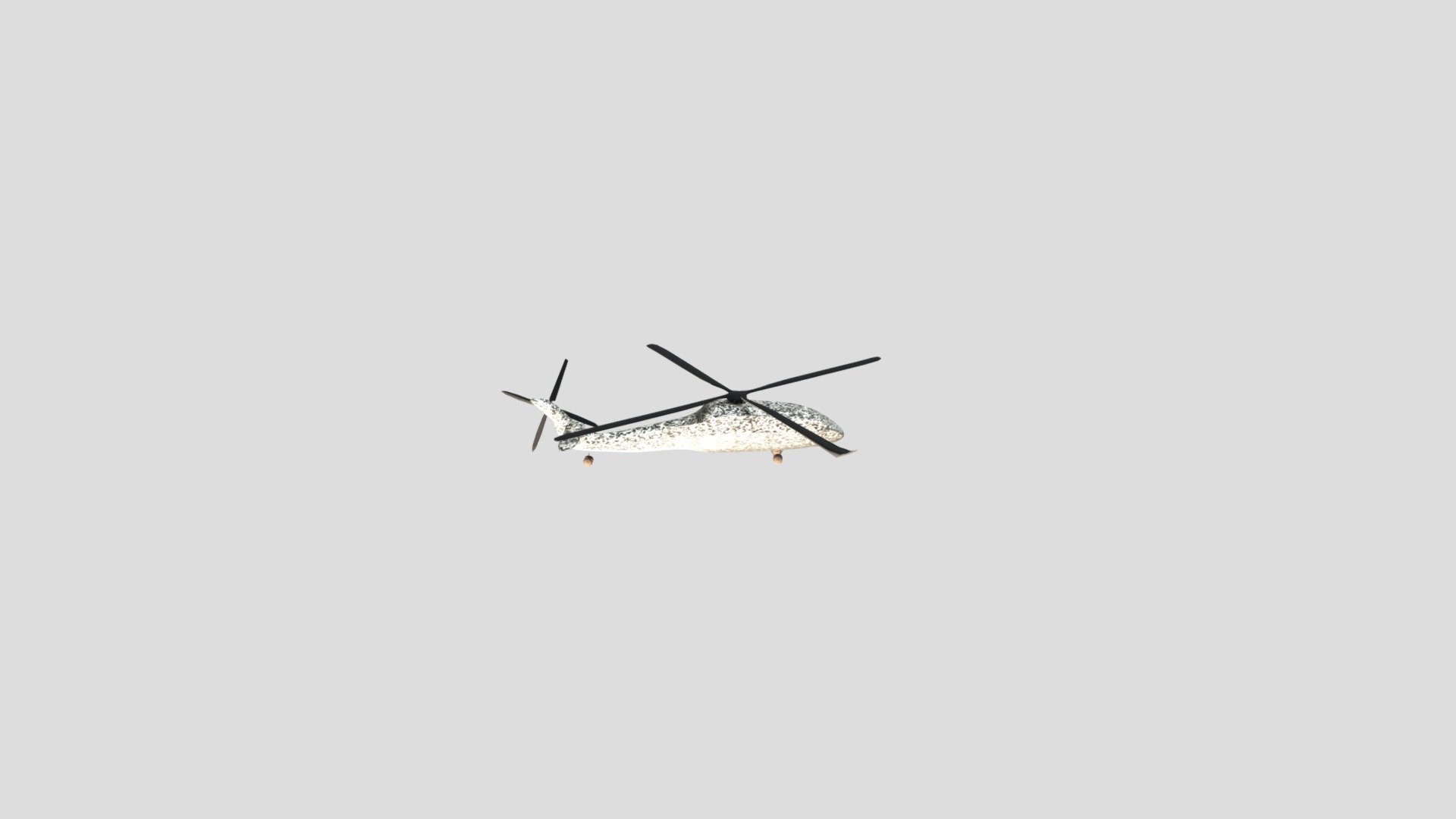 Low poly helicopter.