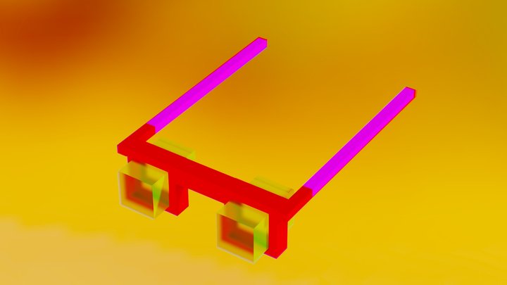 Avangard Glasses 3D Model