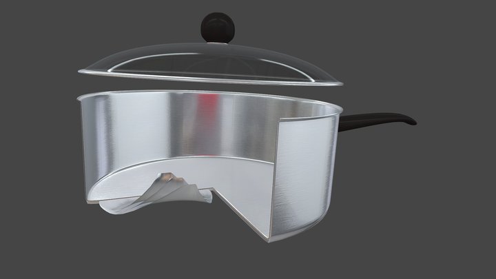 Panela c/ camadas 3D Model