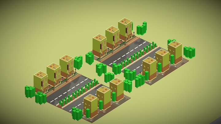 cube city 3D Model
