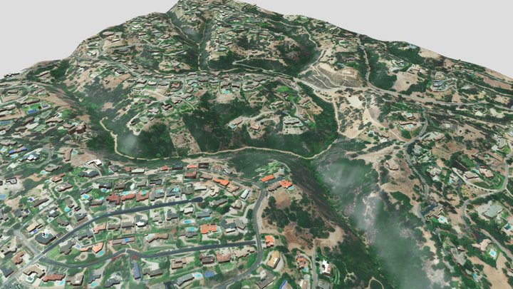 Urban model of the Rolling Hills area 3D Model