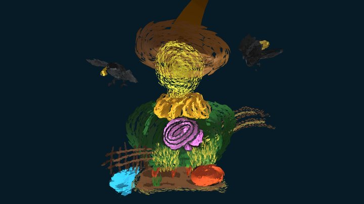 Scarecrow | The Wizard of Oz | Bust Collection 3D Model