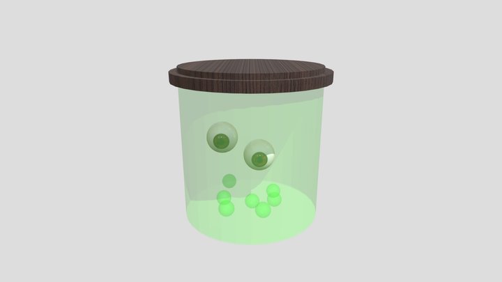 eyes in a jar 3D Model