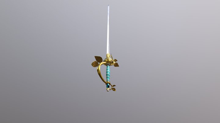 Rapier - 4 Megami Online 3D Model