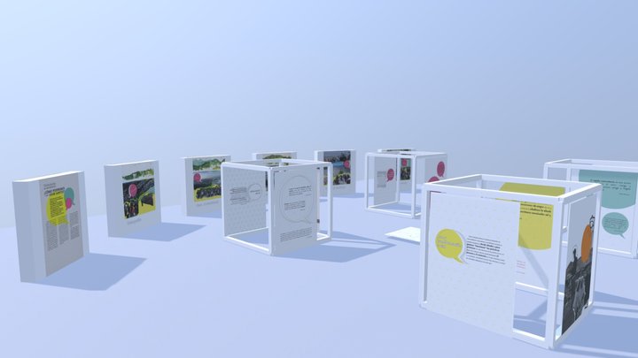 Exposición Ciudadanías en Movimiento 3D Model