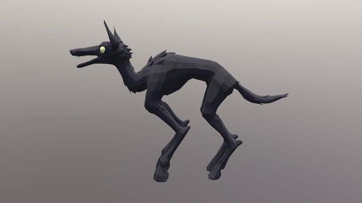 Monster dog 3D Model