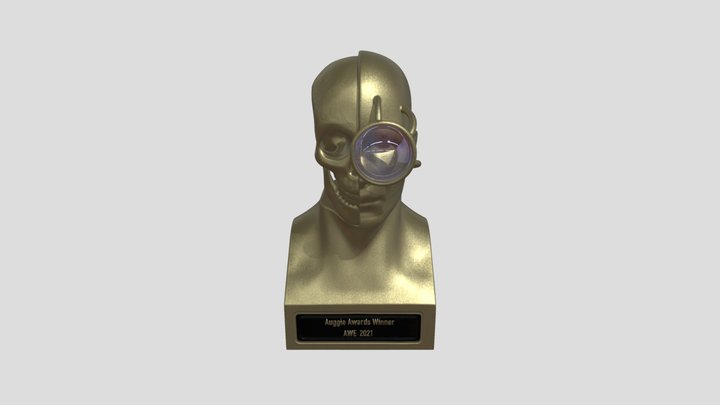Auggie Awards Trophy AWE 2021 3D Model