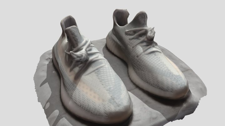 Yeezy Cloud White 3D Model