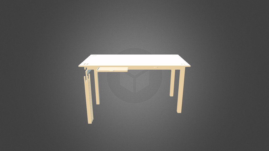 Arbeitstisch 1 3D Model By Alexander Gogl alexander gogl 97ae130 