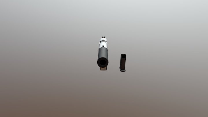 P220 Low poly 3D Model