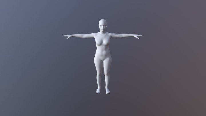 A Woman 3D Model