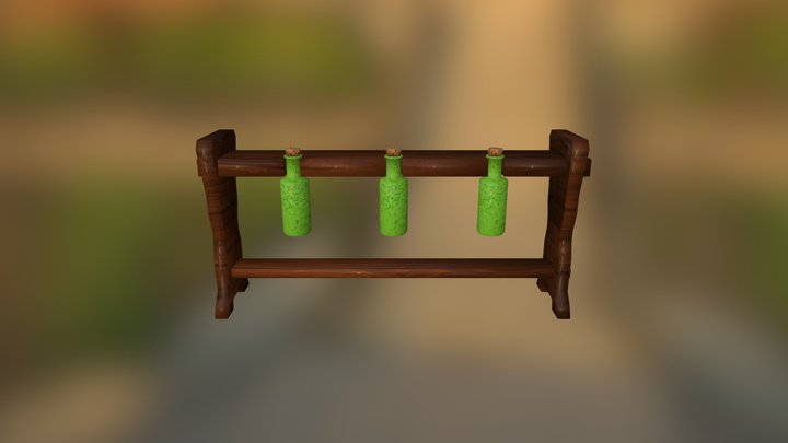 Posabotellas  3D Model