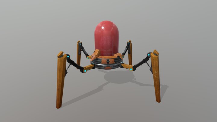 Spider-bot 01 3D Model
