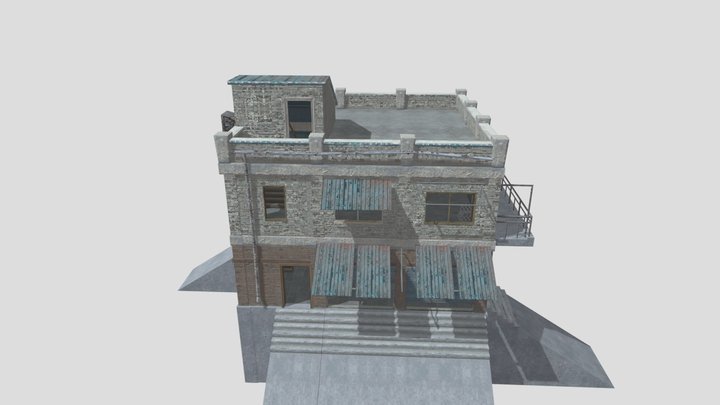 pubg livik building 02 3D Model