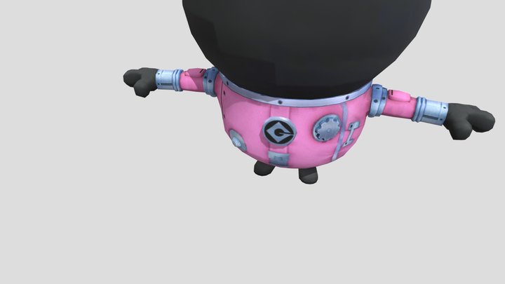 Mobile - Despicable Me Minion Rush - Astronaut M 3D Model