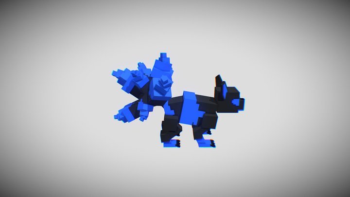 Corrupted Kitsuna (Grow a Gardan 3D Model