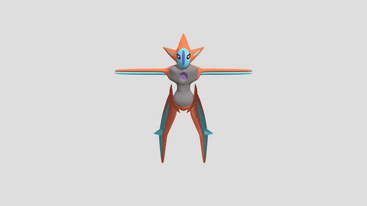 3D file Deoxys - Attack form 🐉・3D printing model to download・Cults