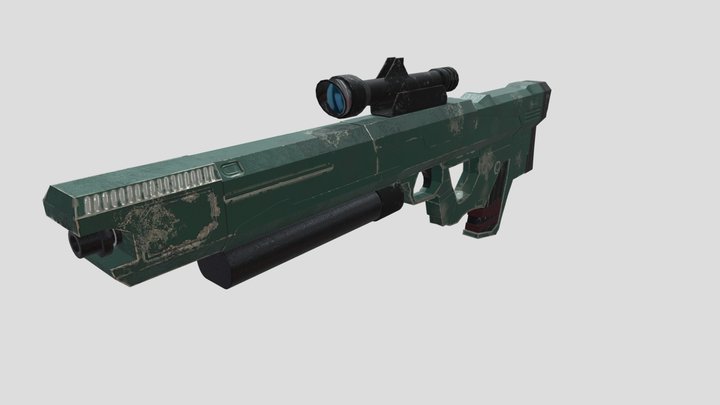 GUN 3D Model