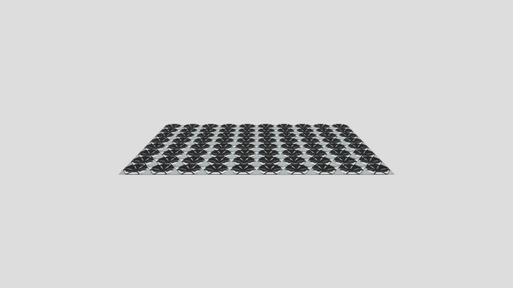 Flowerwall panel 3D Model
