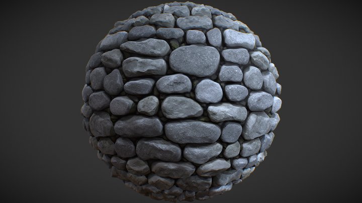 Seamless Rustic Stone Wall & Floor Texture 060
