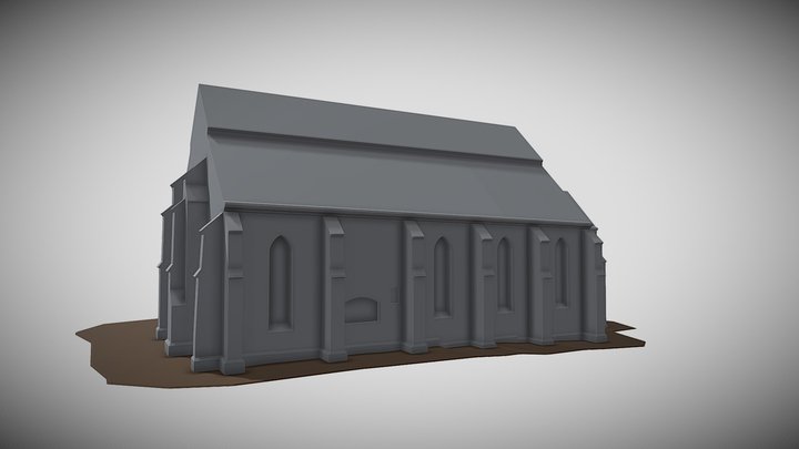 Följ med till nunnorna i Vadstena klosterkyrka 3D Model