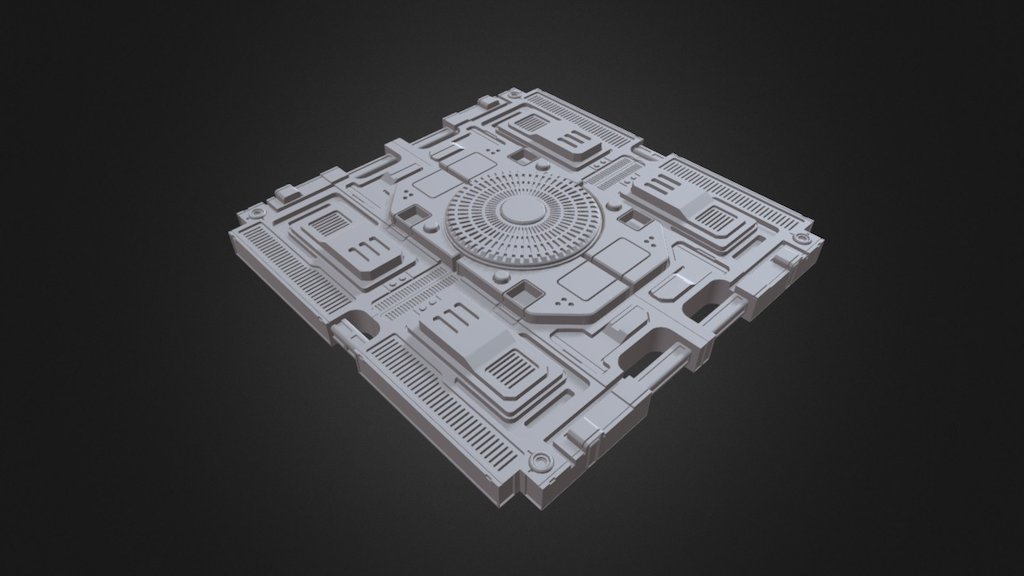 Sci-fi Floor Section KB006
