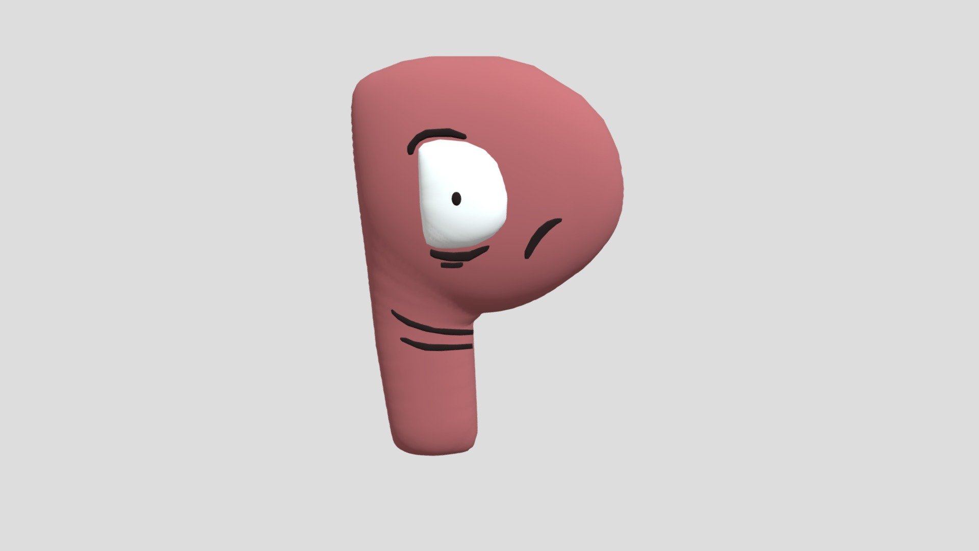 Baby P (Alphabet Lore) - Download Free 3D model by aniandronic