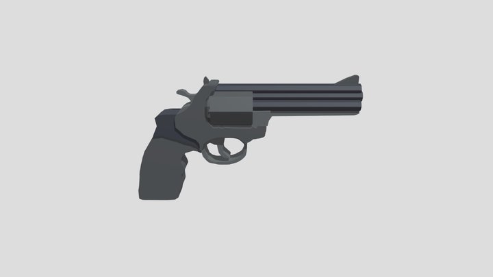 ALFA Steel Revolver 3D Model