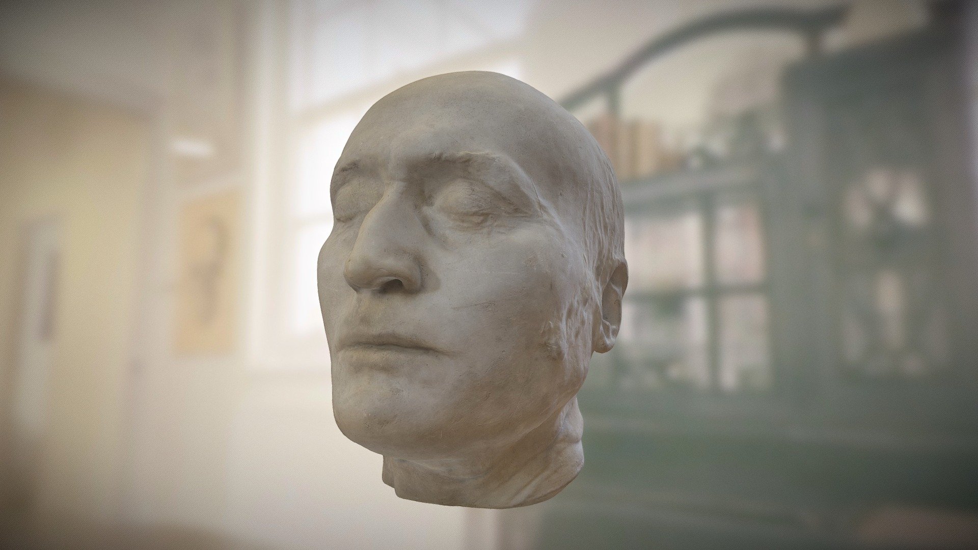Thomas Lawrence death mask, WML