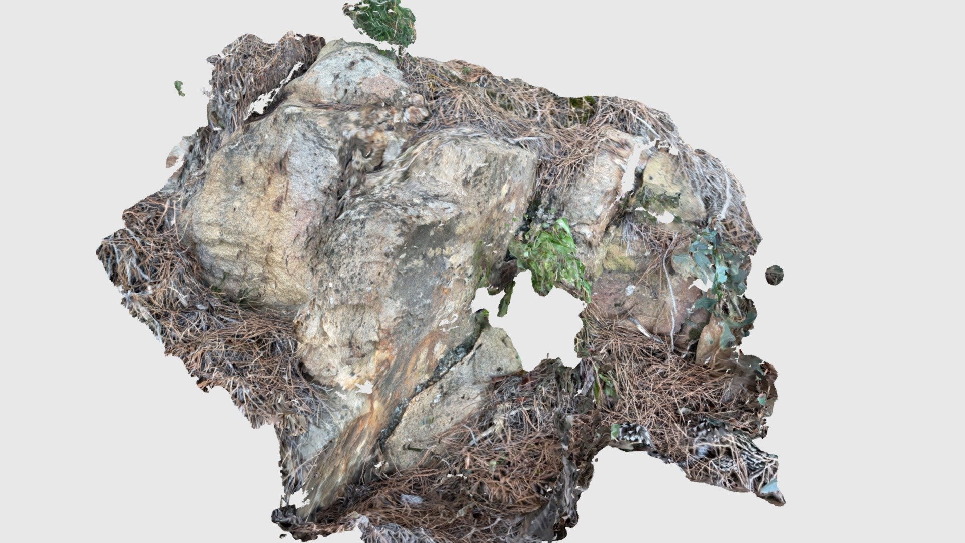 Affleurement sur le chemin de l'échine — Sketchfab embed 3D viewer