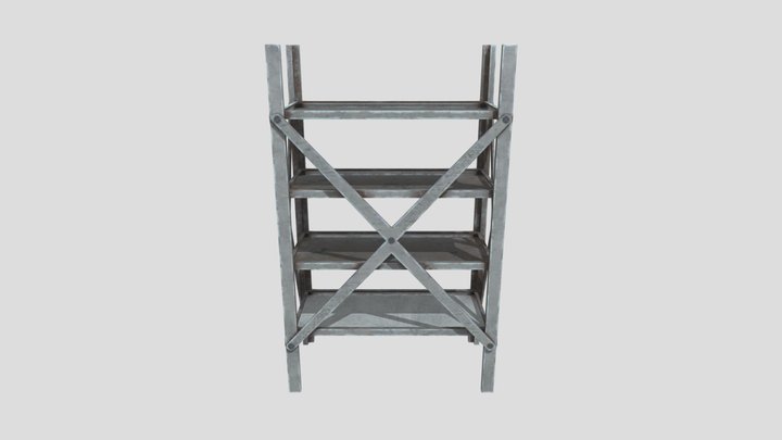 Shelf Scary Baboon 3D Model
