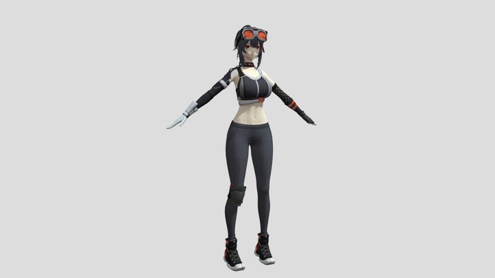 Grace Howard from zenless zone zero 3D Model