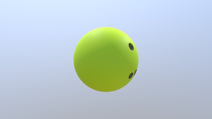 Bowling Ball 3D Model