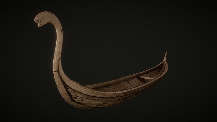 The Ferryman's Canoe 3D Model