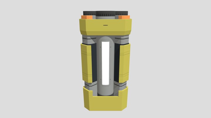 Plutonium Fuel Rods - Satisfactory Replica 3D Model