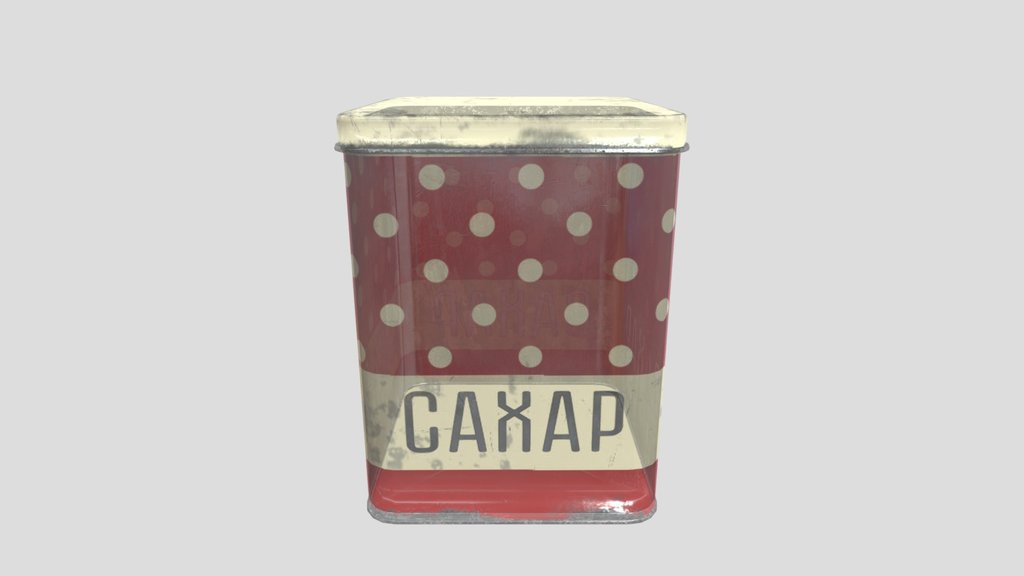Vintage Sugar Tin