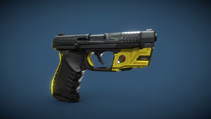 Tazer Gun 3D Model