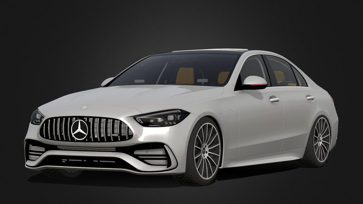 Mercedes Benz C43 AMG 3D Model