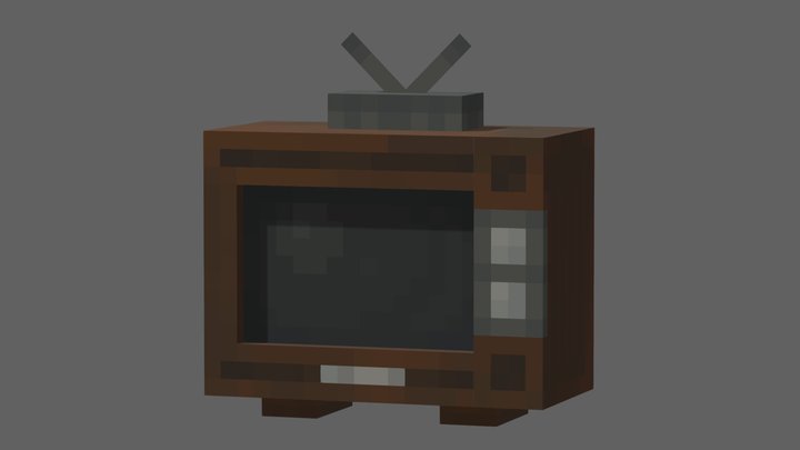 Tv (Minecraft Item) 3D Model