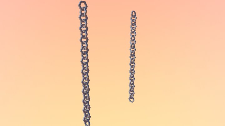 Hanging wall chains 3D Model